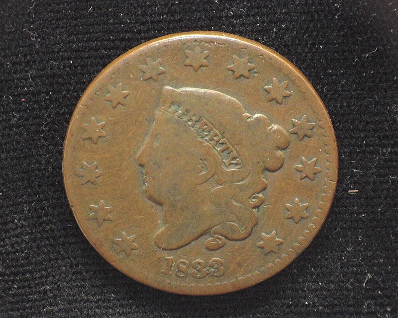 1833 Large Cent Classic Cent G - US Coin