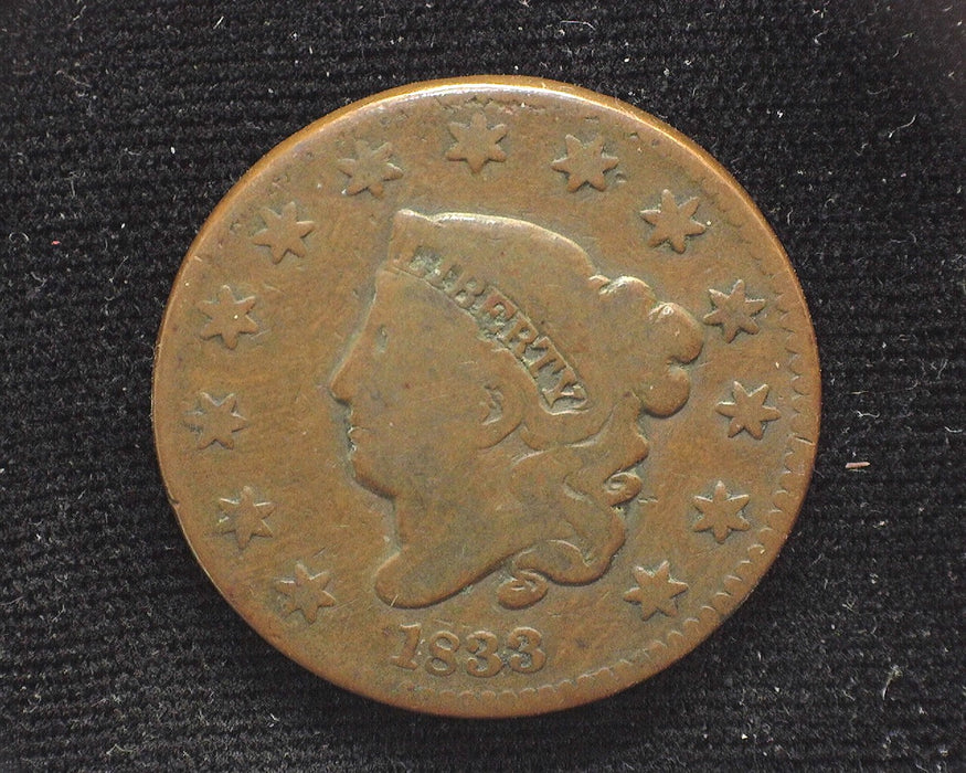 1833 Large Cent Classic Cent G - US Coin