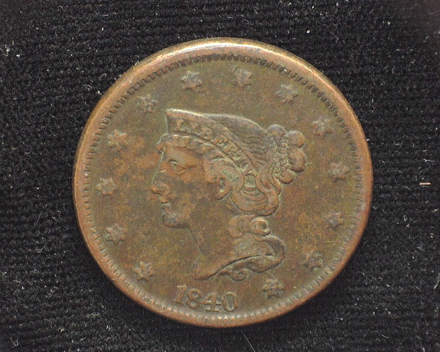 1840 Large Cent Classic Cent F/VF - US Coin