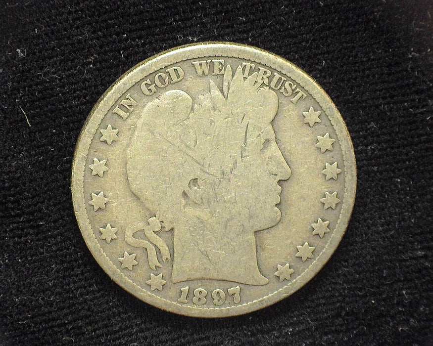 1897 Barber Half Dollar G+ - US Coin