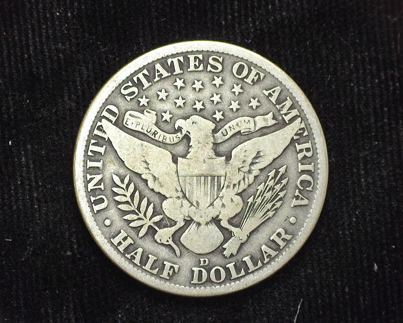 1912 D Barber Half Dollar VG - US Coin
