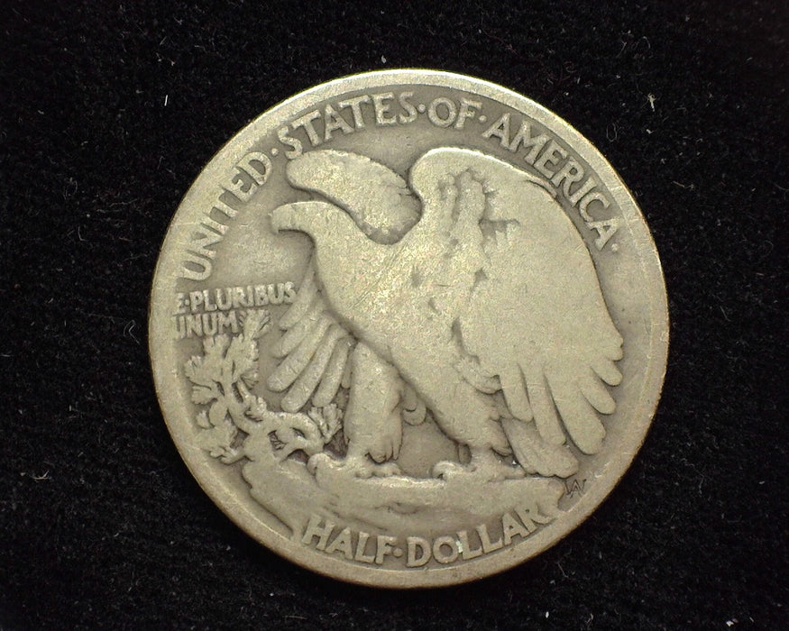 1916 D Obverse Liberty Walking Half Dollar VG - US Coin