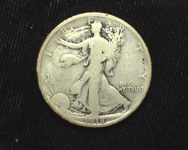 1918 D Liberty Walking Half Dollar G/VG - US Coin