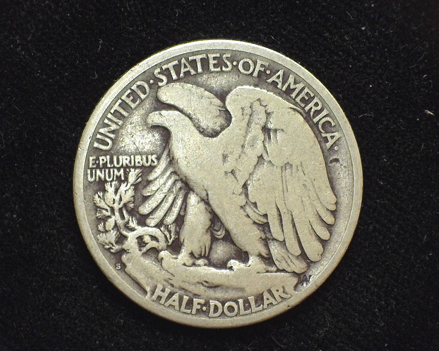 1918 S Liberty Walking Half Dollar VG - US Coin