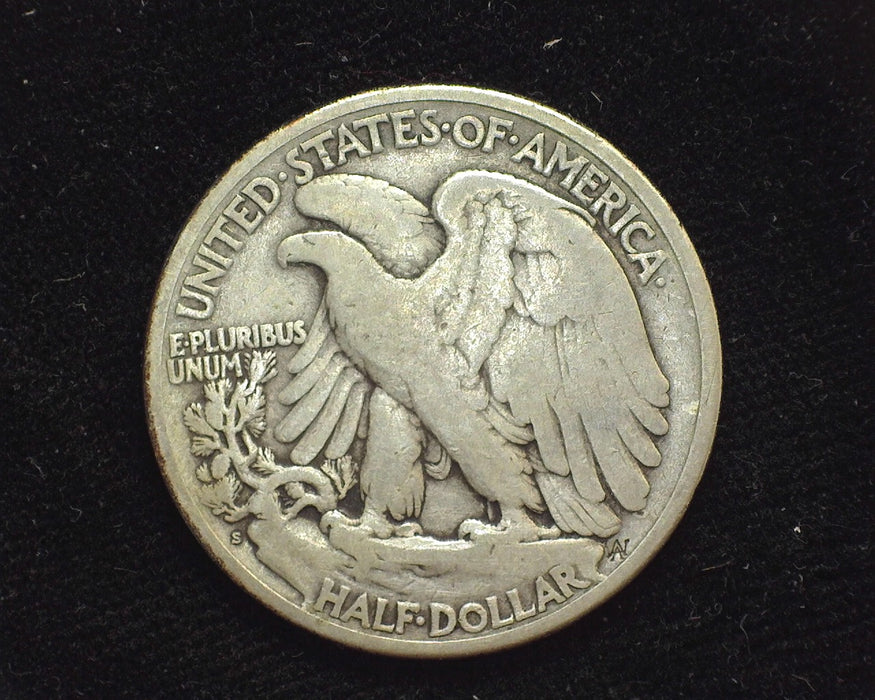 1918 S Liberty Walking Half Dollar VG - US Coin