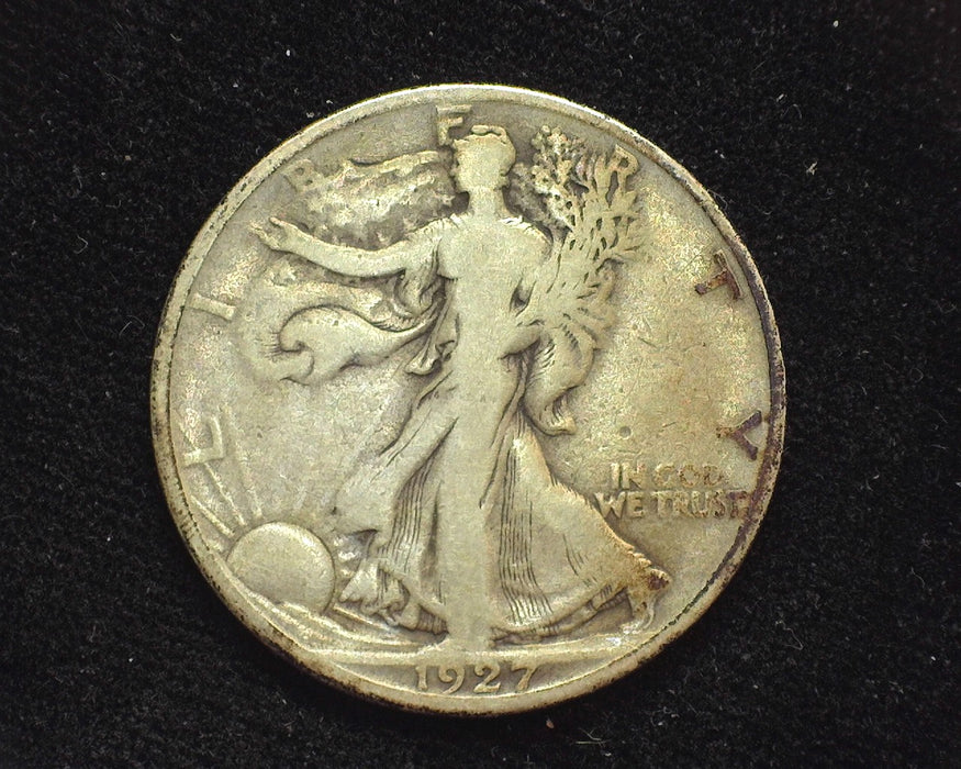 1927 S Liberty Walking Half Dollar VG/F - US Coin