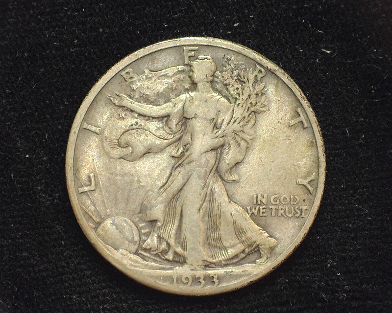 1933 S Liberty Walking Half Dollar VF - US Coin