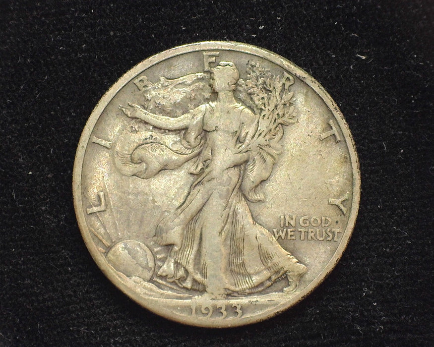 1933 S Liberty Walking Half Dollar VF - US Coin