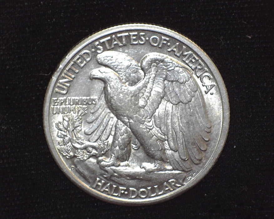 1945 D Liberty Walking Half Dollar AU - US Coin