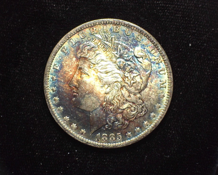 1885 O Morgan Dollar Outstanding toning. BU - US Coin