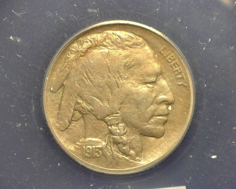 1913 D Buffalo Nickel ANACS EF 45 Var 2 - US Coin