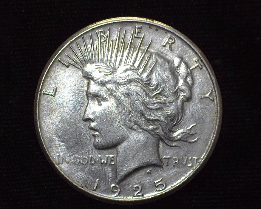 1925 S Peace Dollar XF/AU Cleaned - US Coin