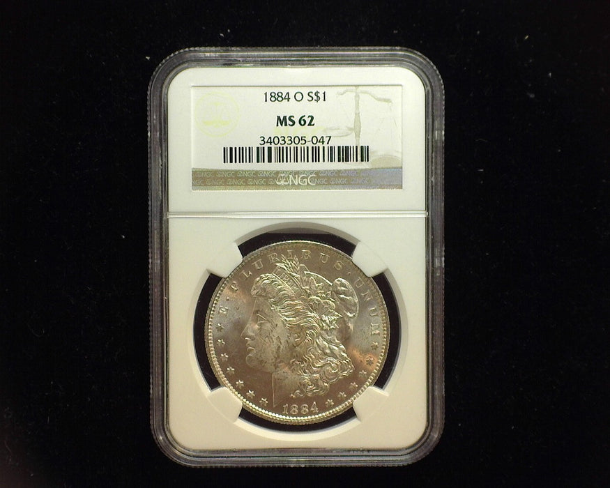 1884 O Morgan Dollar NGC MS62 - US Coin