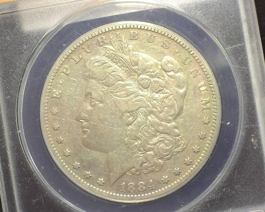 1884 S Morgan Dollar ANACS Light abrasions, Cleaned Scratched VF 35 - US Coin