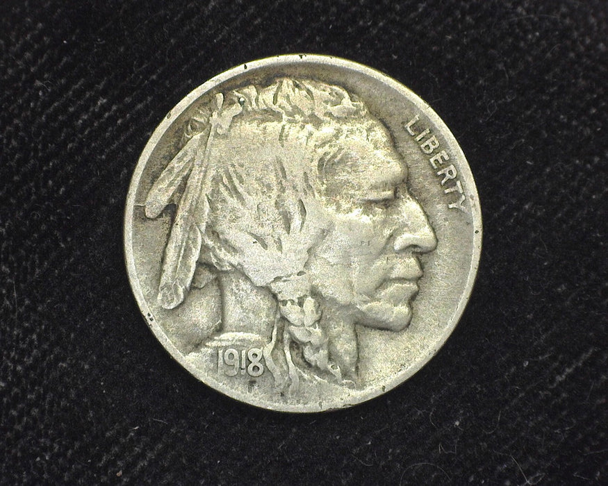 1918 D Buffalo Nickel VF - US Coin