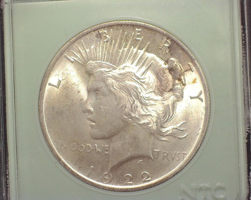 1922 Peace Dollar NTC MS-63 - US Coin
