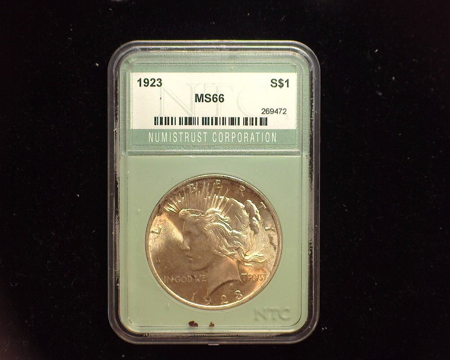 1923 Peace Dollar NTC MS-66 - US Coin