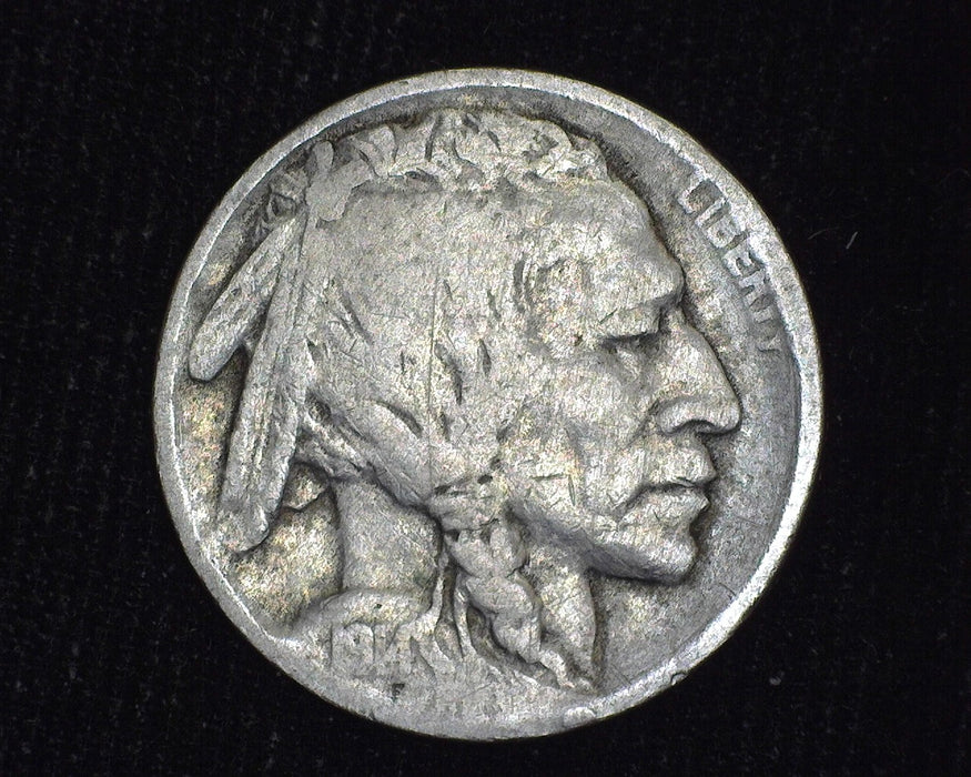 1914 D Buffalo Nickel VG - US Coin
