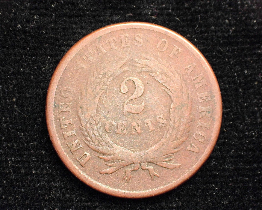 1866 Two Cent Piece G - US Coin
