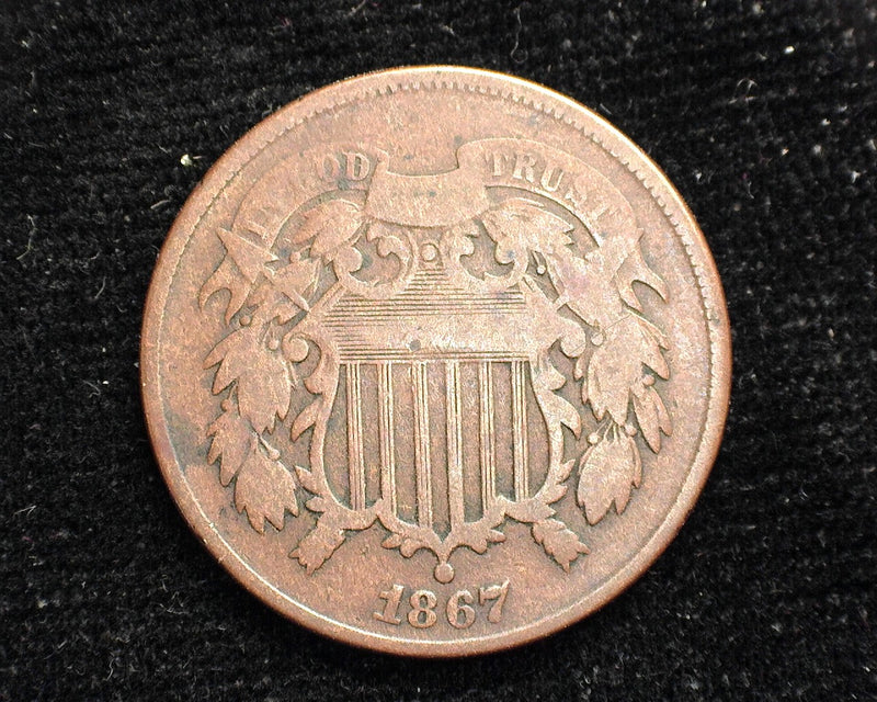 1867 Two Cent Piece G - US Coin
