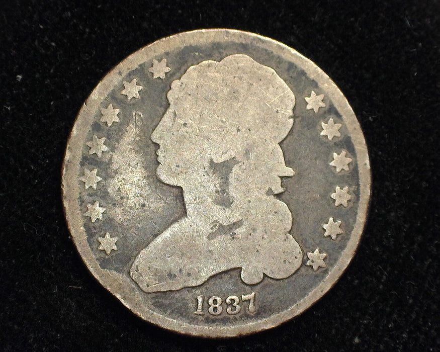 1837 Capped Bust Quarter G - US Coin
