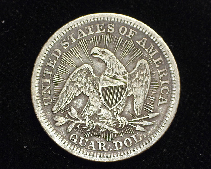 Us Coin With Rays 1853 Arrows Rays Liberty Seated Quarter VF - US Coin — Huntington Stamp ...