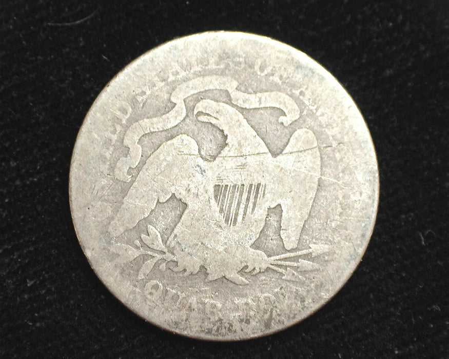 1876 Liberty Seated Quarter AG - US Coin