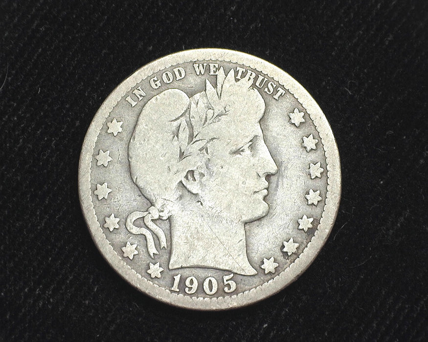 1905 S Barber Quarter G - US Coin