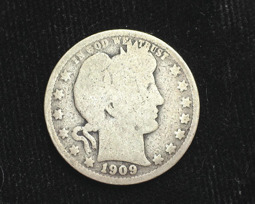 1909 O Barber Quarter G - US Coin