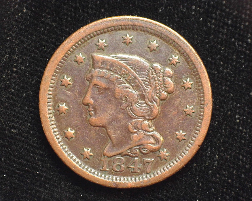 1847 Large Cent Classic Penny/Cent VF - US Coin