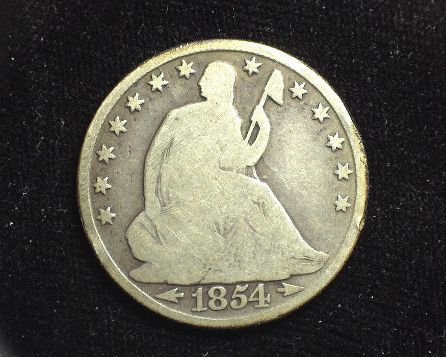 1854 O Arrows Seated Liberty Half Dollar G - US Coin