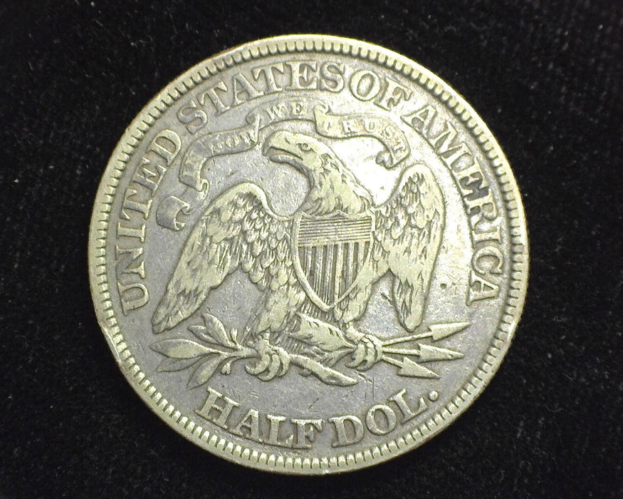 1876 Seated Liberty Half Dollar F - US Coin