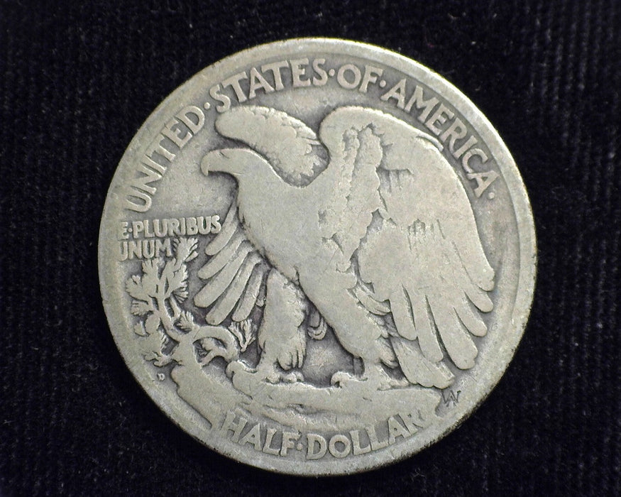 1919 D Liberty Walking Half Dollar F - US Coin