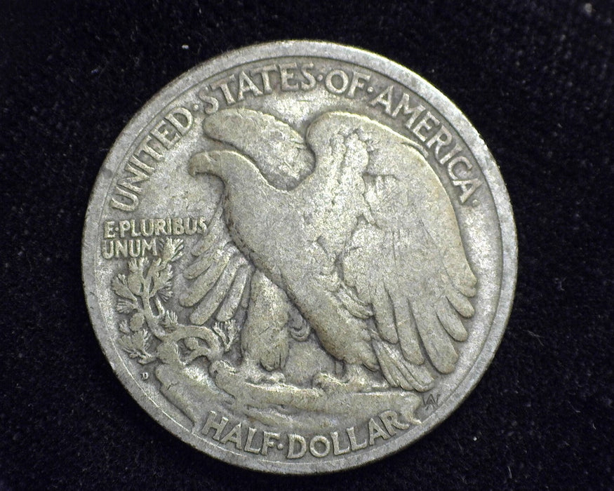 1920 D Liberty Walking Half Dollar Scratch VG - US Coin