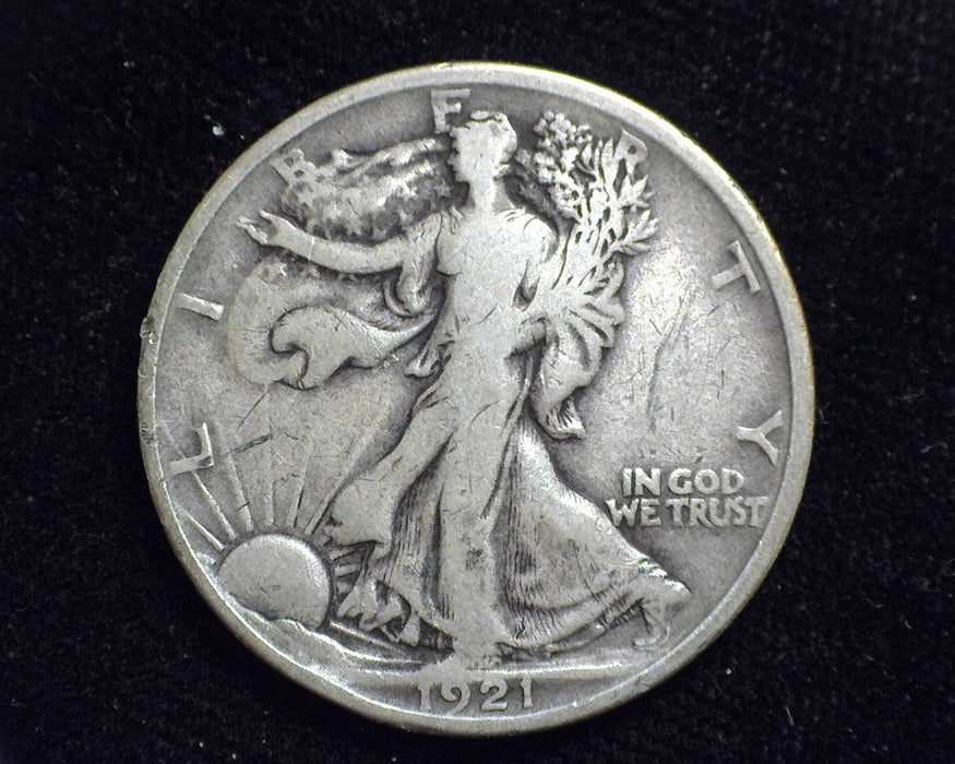 1921 Liberty Walking Half Dollar VG - US Coin
