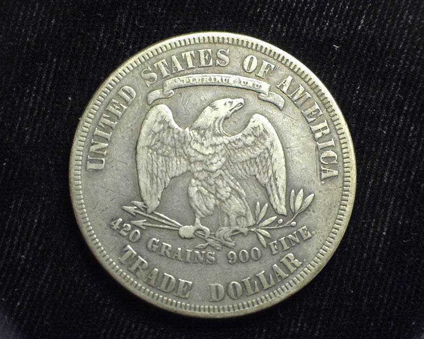 1877 Trade Dollar VF - US Coin