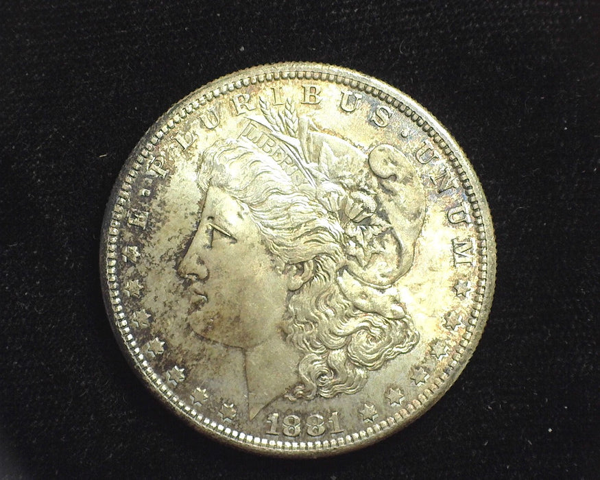 1881 S Morgan Dollar Beautifully toned. BU MS65 - US Coin