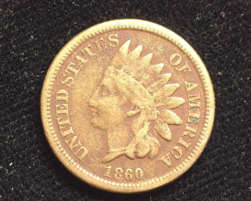 1860 Indian Head Penny/Cent VG - US Coin