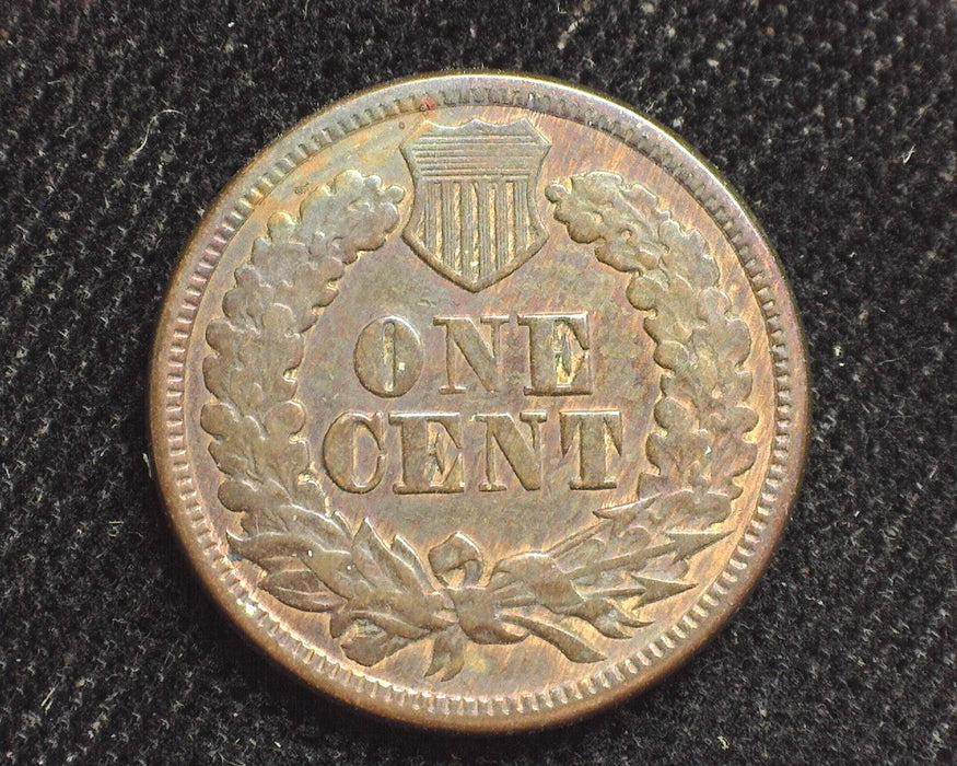 1865 Indian Head Penny/Cent Fancy 5 F/VF - US Coin