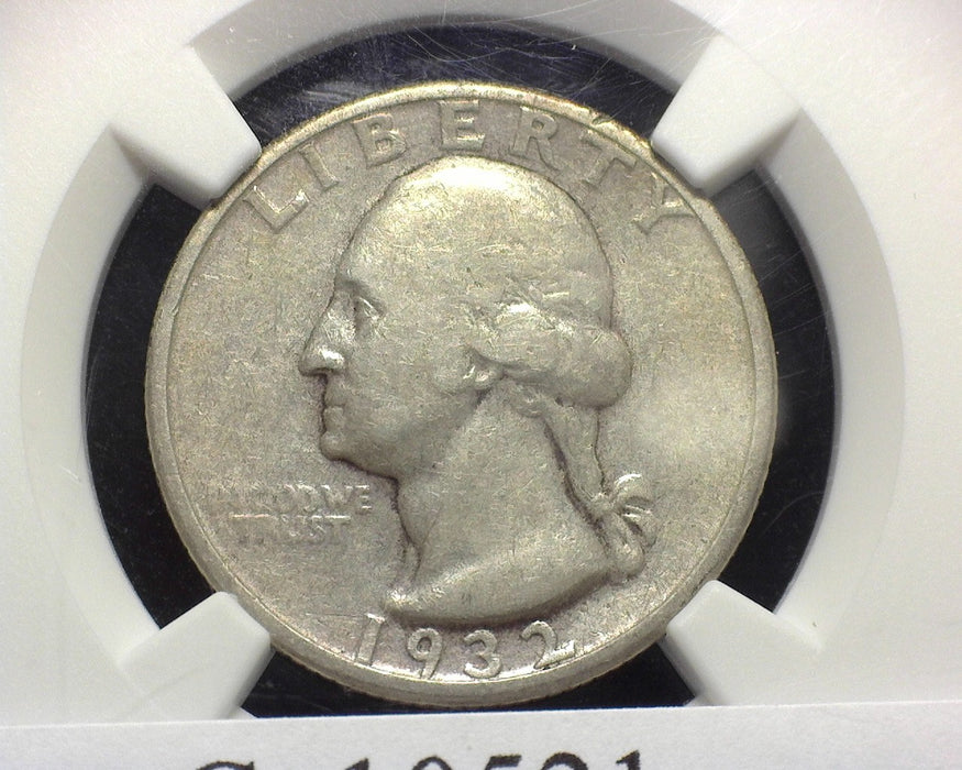 1932 S Washington Quarter VF 35 NGC - US Coin