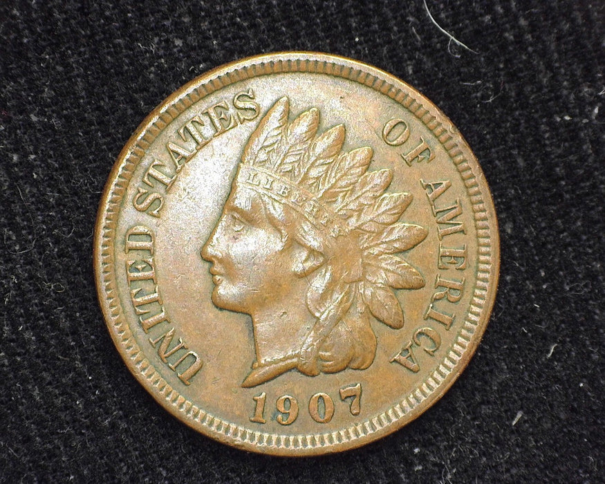 1907 Indian Head Cent XF - US Coin