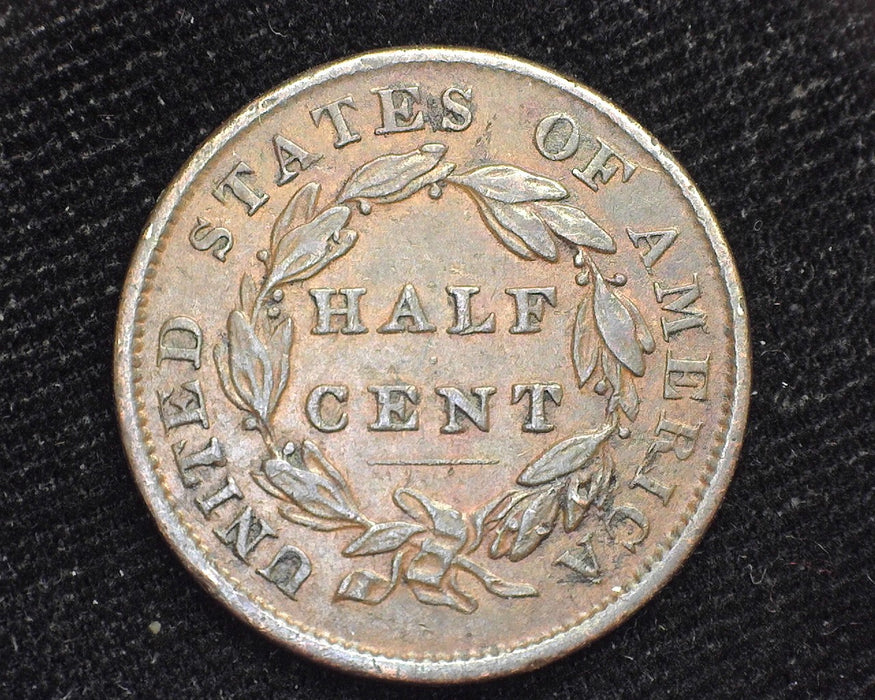 1835 Classic Head Half Cent XF - US Coin