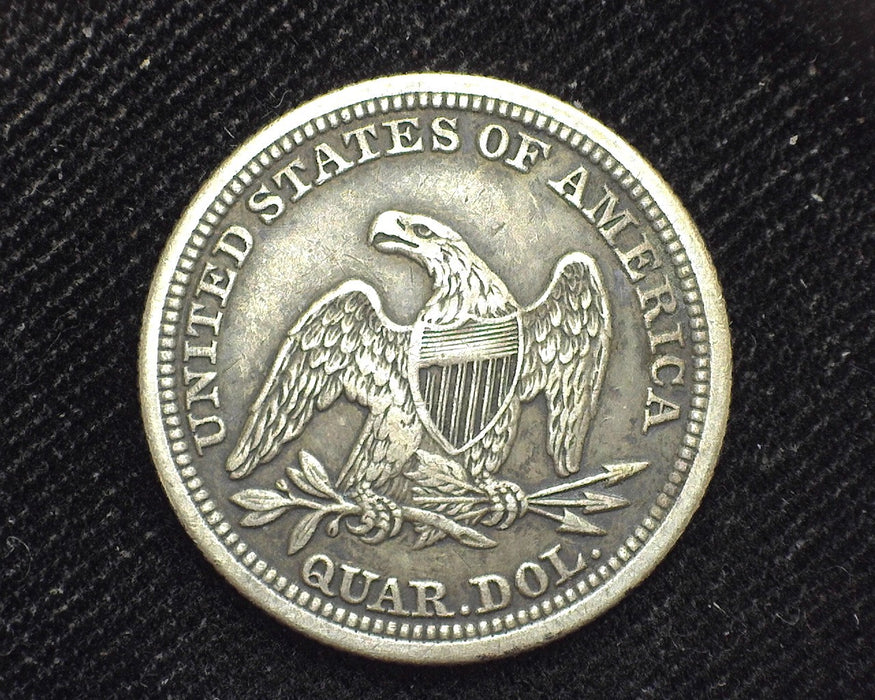 1854 Arrows Liberty Seated Quarter VF - US Coin