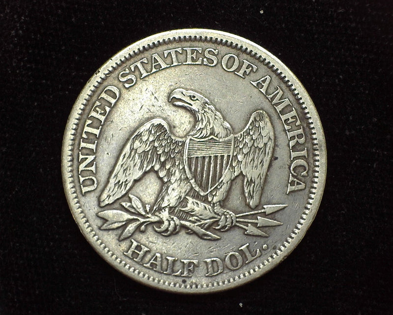 1861 Liberty Seated Half Dollar Scalloping by date. VF/XF - US Coin
