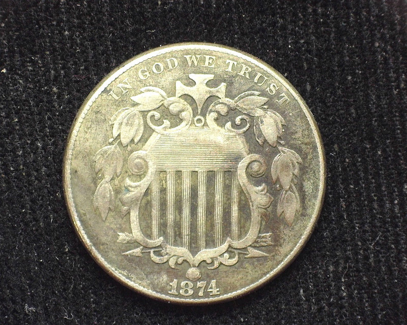 1874 Shield Nickel F - US Coin