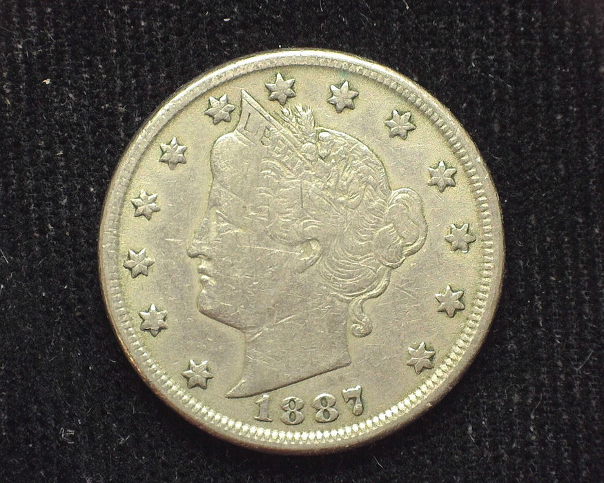 1887 Liberty Head Nickel F - US Coin