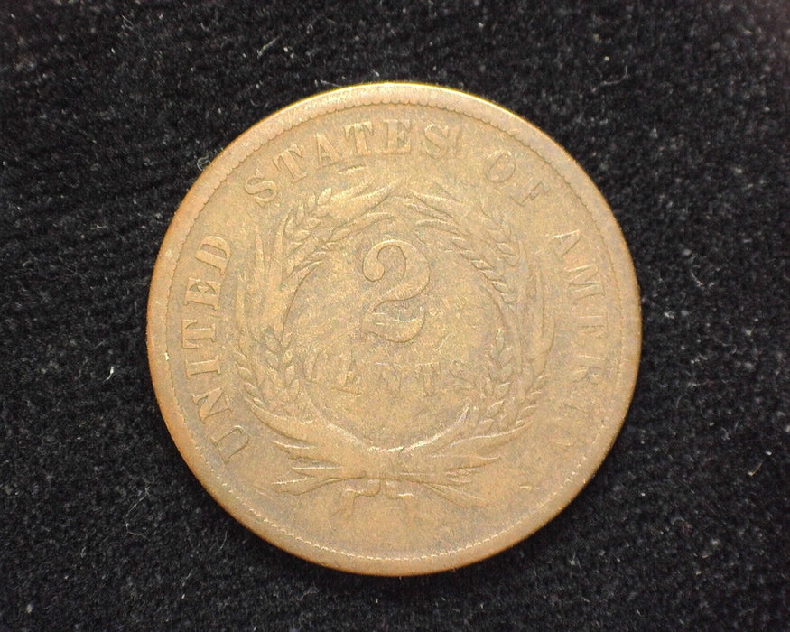 1868 Two Cent Piece G/VG - US Coin