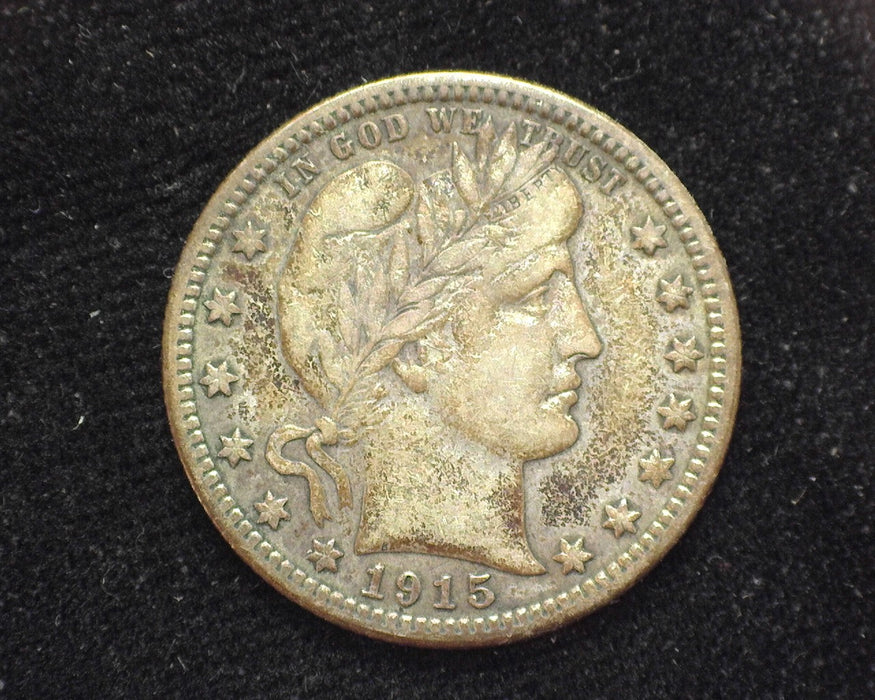 1915 S Barber Quarter VF - US Coin