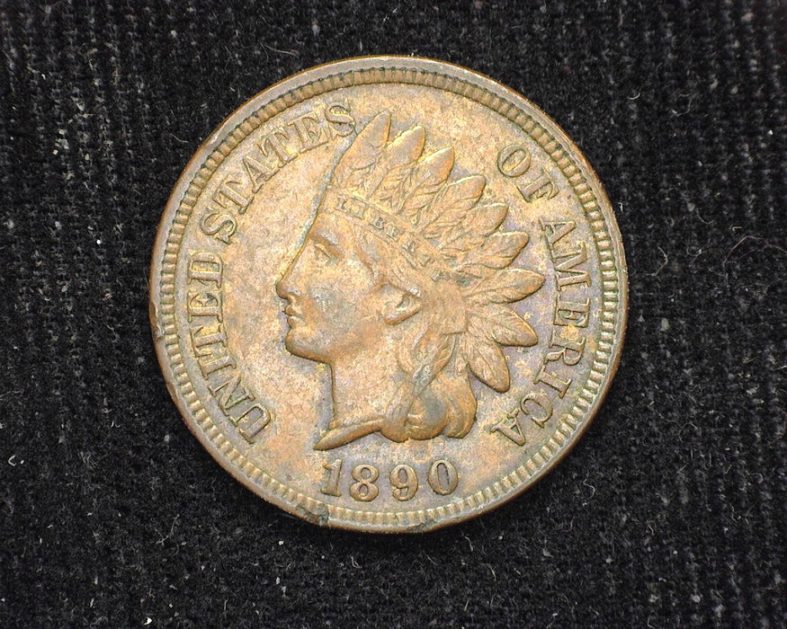 1890 Indian Head Penny/Cent XF - US Coin