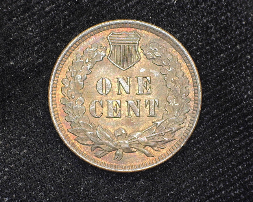 1904 Indian Head Penny/Cent Partly red. AU - US Coin
